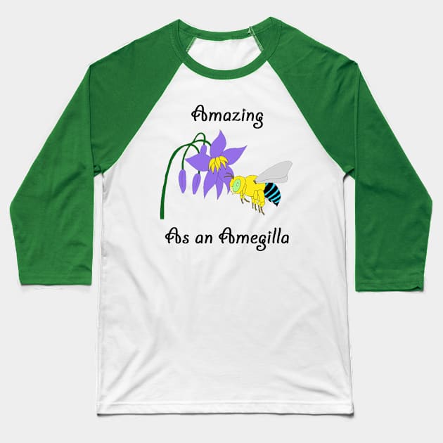 Amazing as an Amegilla Baseball T-Shirt by Bee Babette